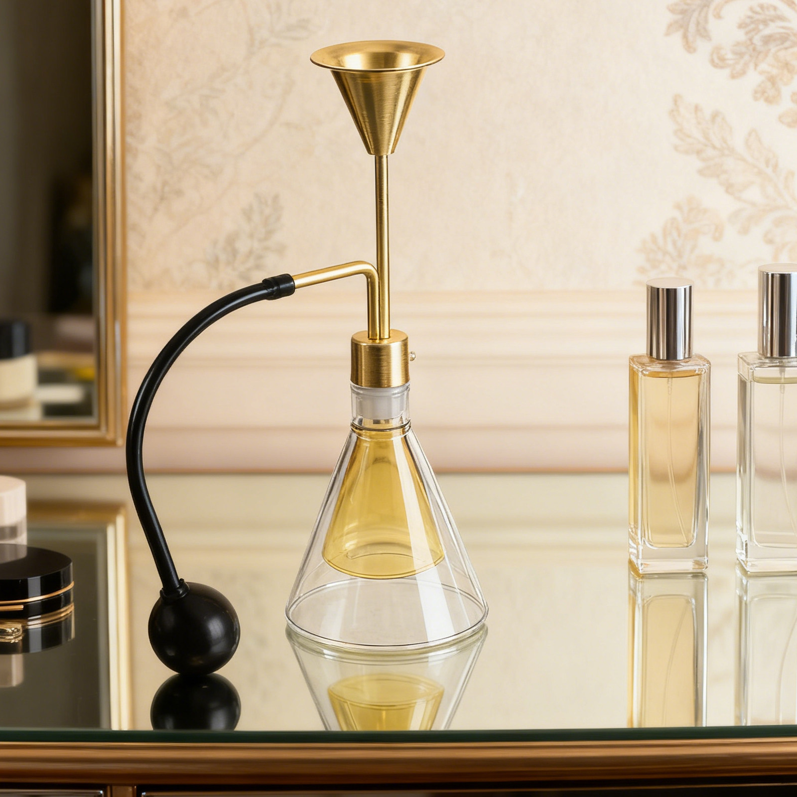 Home Fragrance Essential Oils - Double Wall Glass Essential Oil Flask