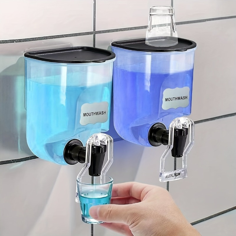 Home Fragrance Relax - 2PCS 600ml Mouthwash Dispenser Bathroom Reusable