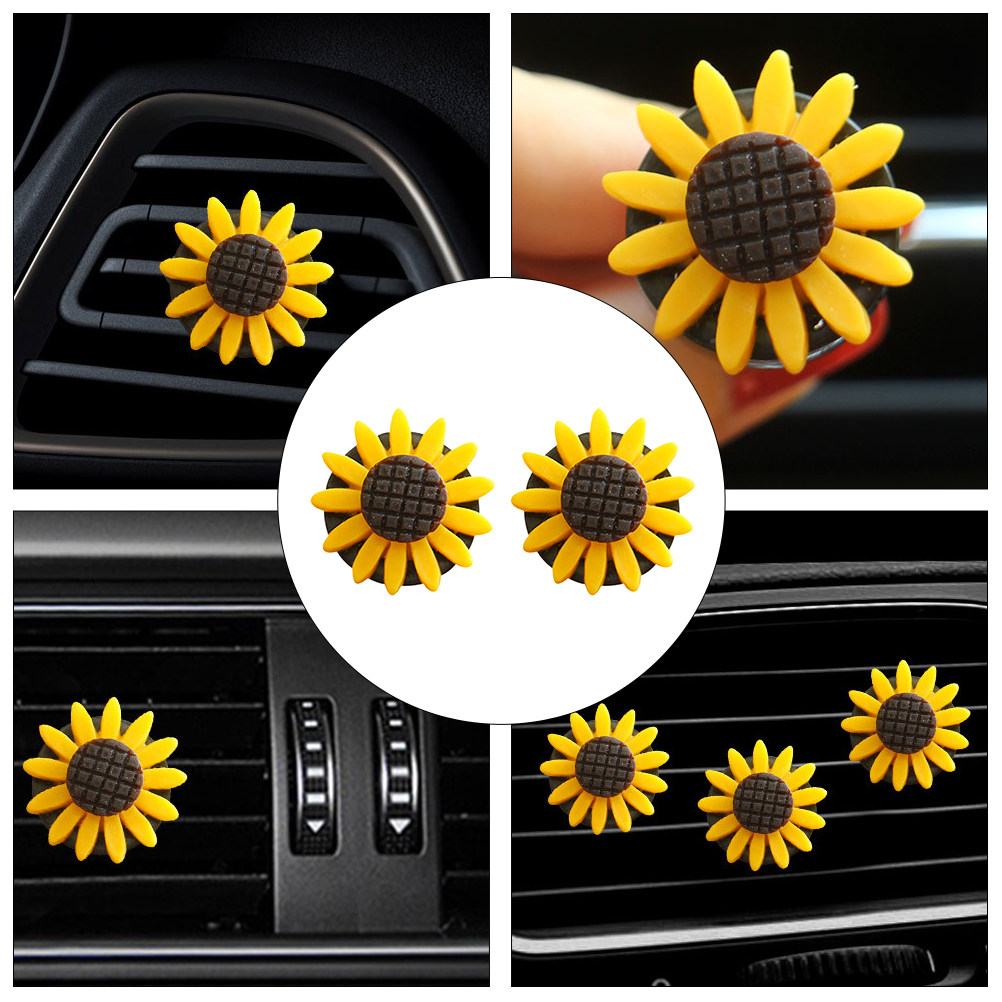 2Pcs Sunflower Car Aromatherap - огляд і ціна Home Fragrance Logo
