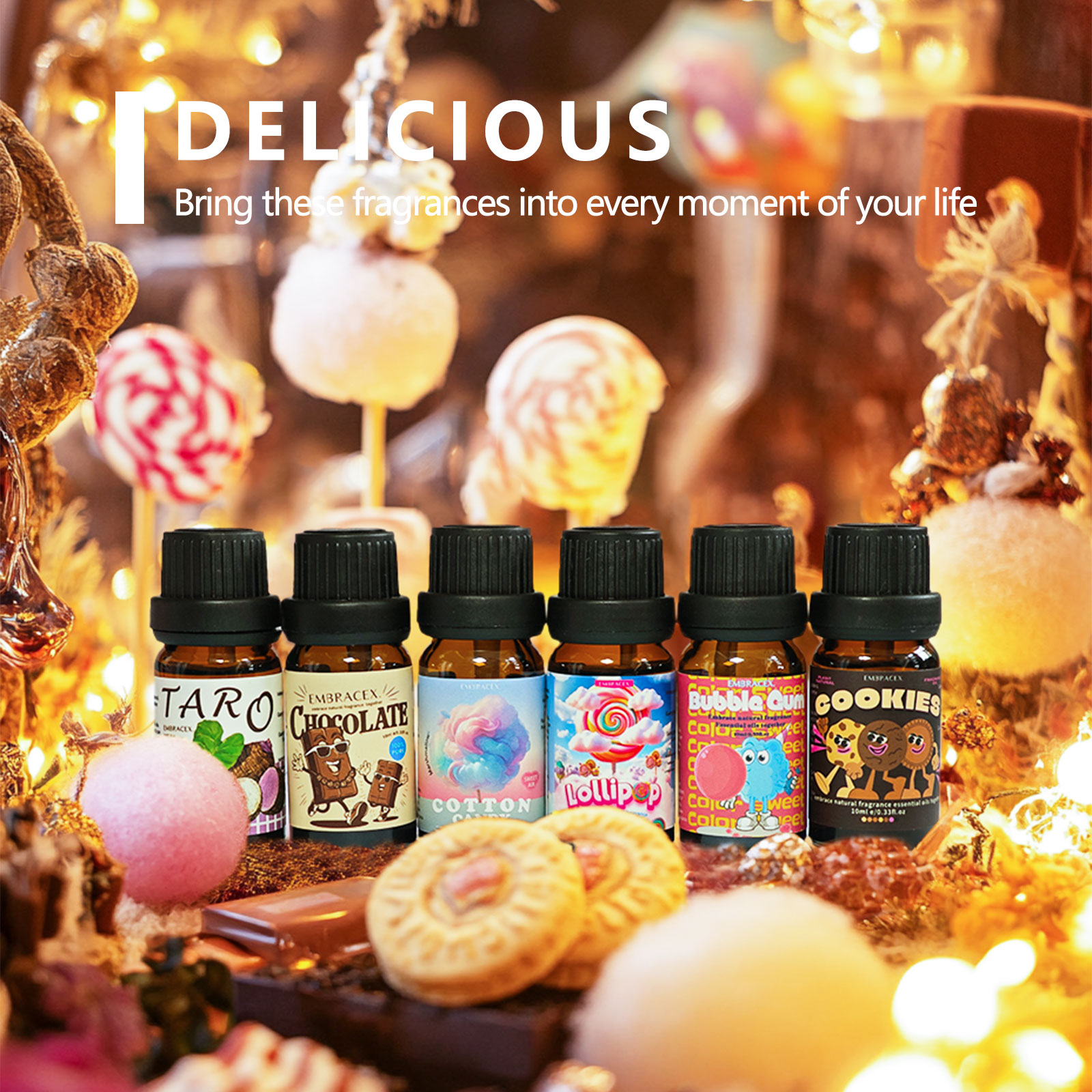 6PC/1Set Delicious Fragrance O - огляд і ціна Fragrance Home Decor