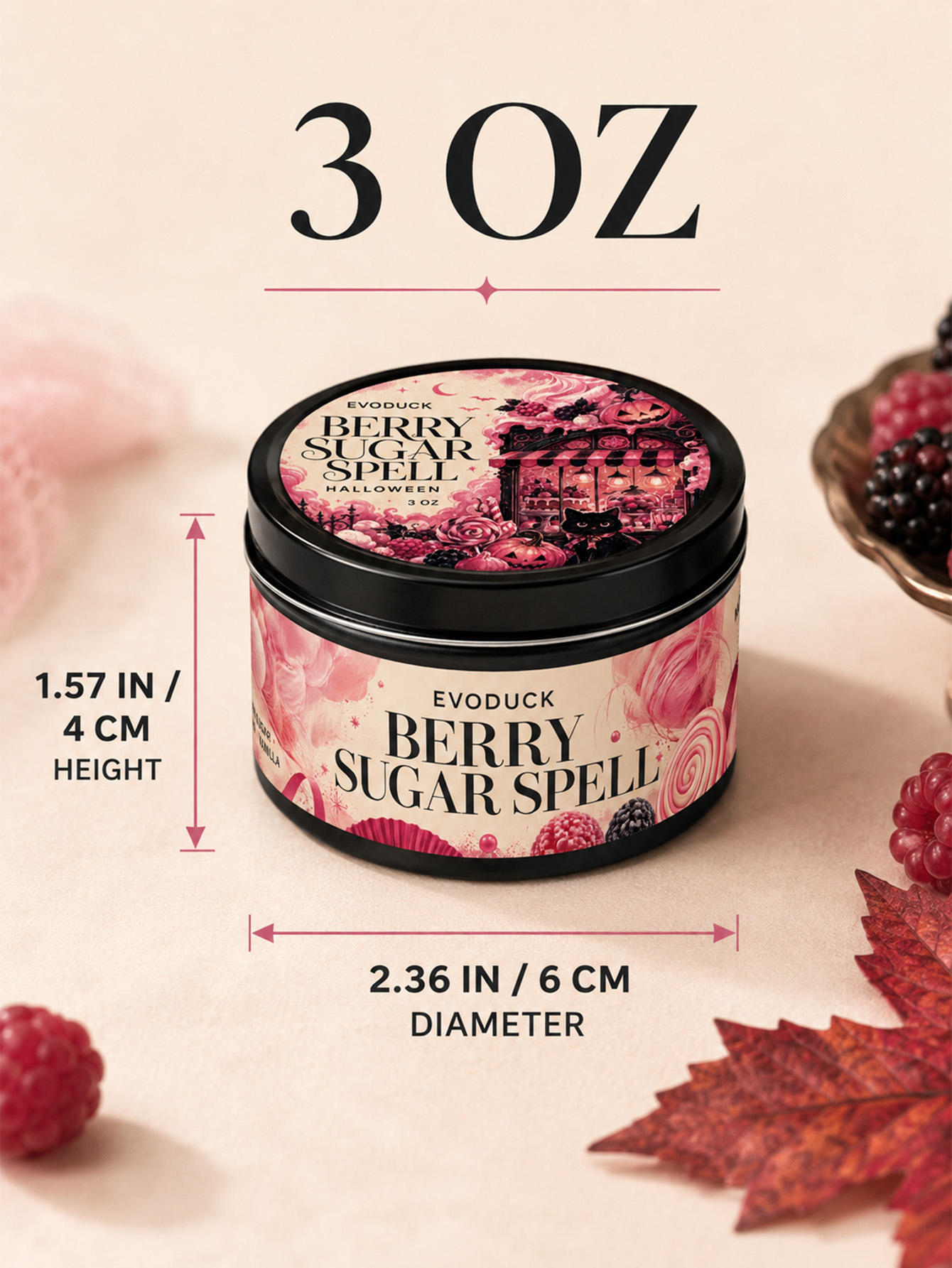 Berry Sugar Spell Scented Cand - огляд і ціна Home Fragrance Gift Set