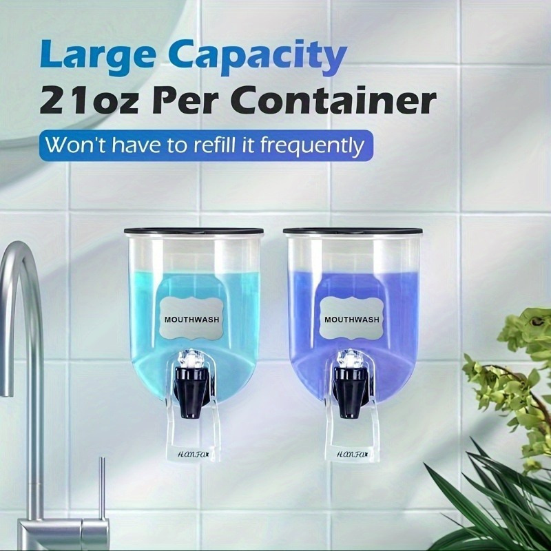 2PCS 600ml Mouthwash Dispenser - огляд і ціна Home Fragrance Relax