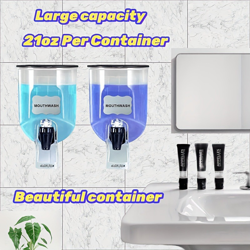 2PCS 600ml Mouthwash Dispenser - огляд і ціна Home Fragrance Relax