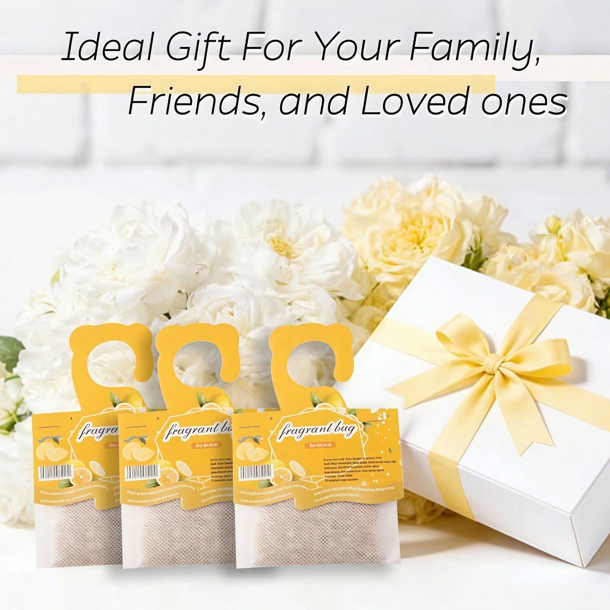 Hanging Lemon Scented Sachets, - огляд і ціна Fragrance Home Decor