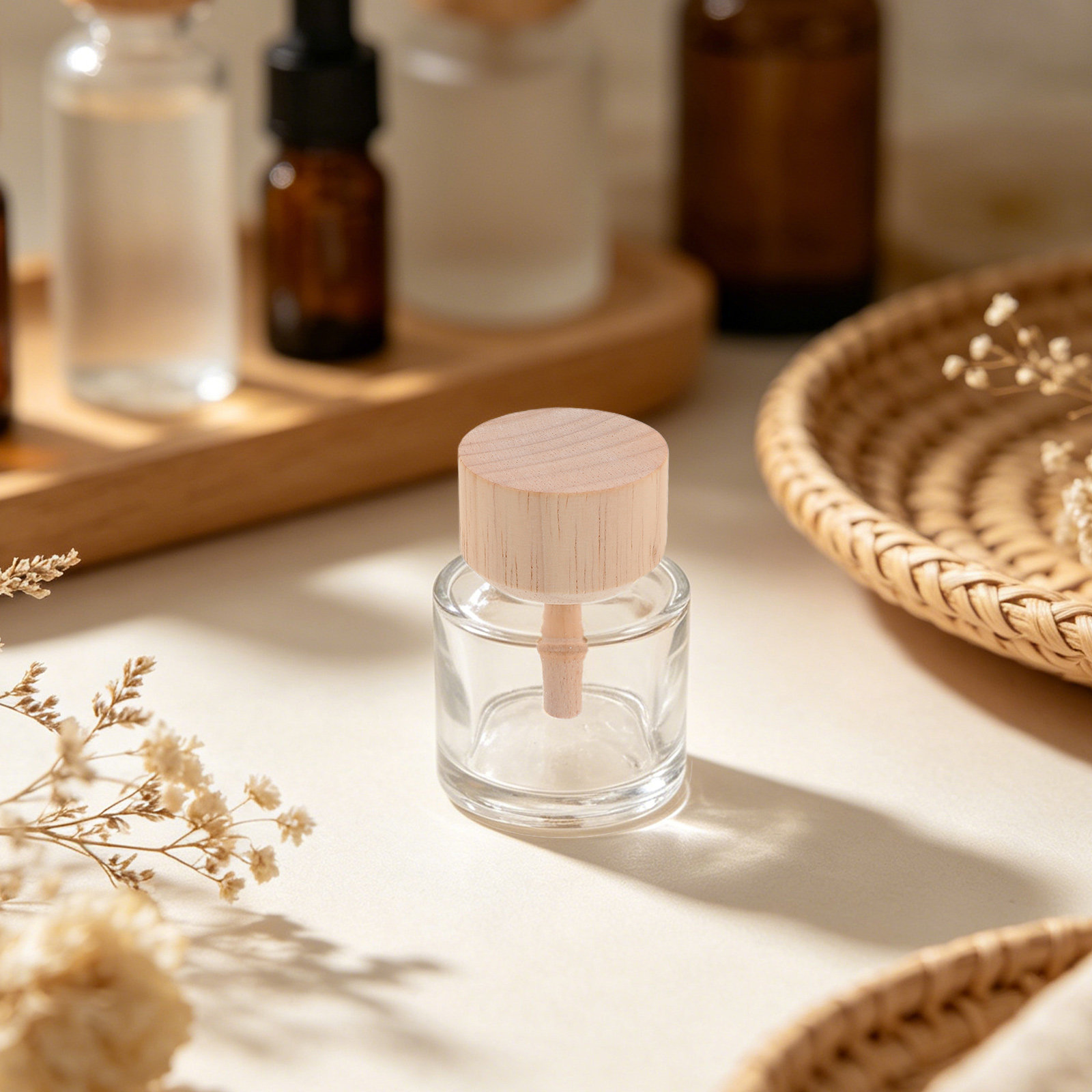 2Pcs Clear Glass Reed Diffuser - огляд і ціна Home Fragrance Essential Oils