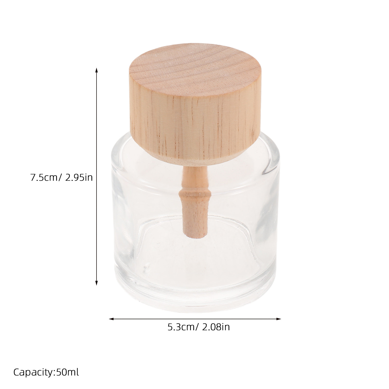 2Pcs Clear Glass Reed Diffuser - огляд і ціна Home Fragrance Essential Oils